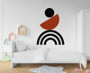 Round hemisphere Shape Decal