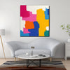 Bold & Expressive – Abstract Canvas Stretched Frame Painting