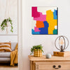 Bold & Expressive – Abstract Canvas Stretched Frame Painting