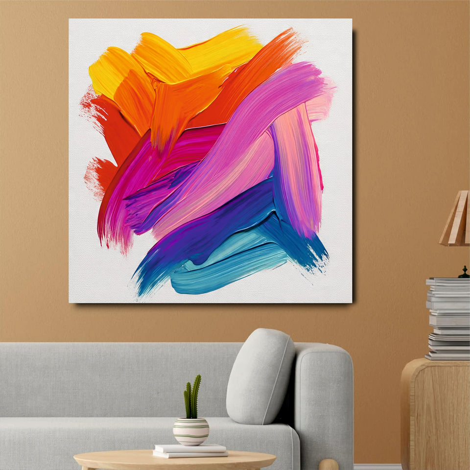Artistic Expression – Elegant Abstract Canvas  Wall Art Stretched Frame Painting
