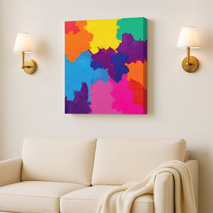 Bold strokes, bold life Canvas Wall Art Stretched Frame Painting