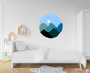 Sunset View Mountain Decal
