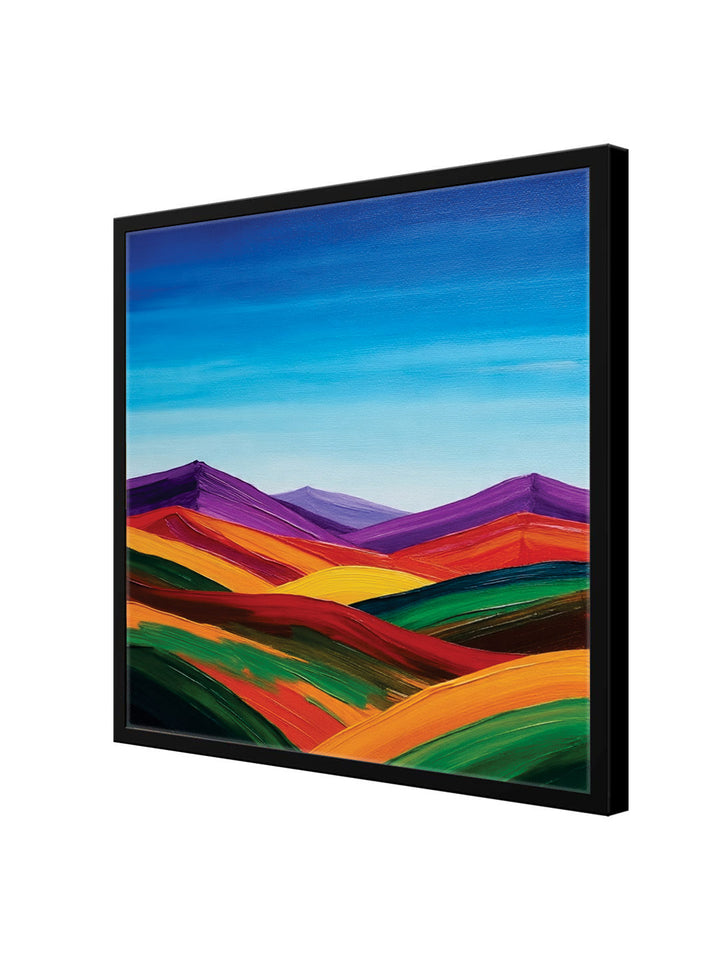 Luxury Abstract Canvas – Bold & Contemporary Look Canvas Wall Art Black Frame Painting