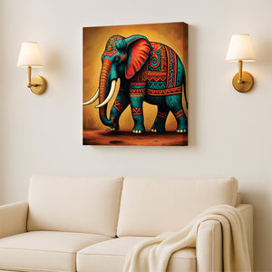 Strength Worn Quietly, Memory Etched Deep Canvas Wall Art Stretched Frame Painting