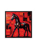The Warrior’s Companion canvas Wall Art Black Frame Painting