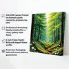 Forest of Tranquility — Let your space breathe in peace Canvas Wall Art Stretched Frame Painting