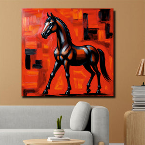 The Warrior’s Companion canvas Wall Art Stretched Frame Painting