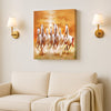 Power & Elegance – Artistic Horse Head Canvas Wall Art Stretched Frame Painting