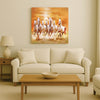 Power & Elegance – Artistic Horse Head Canvas Wall Art Stretched Frame Painting