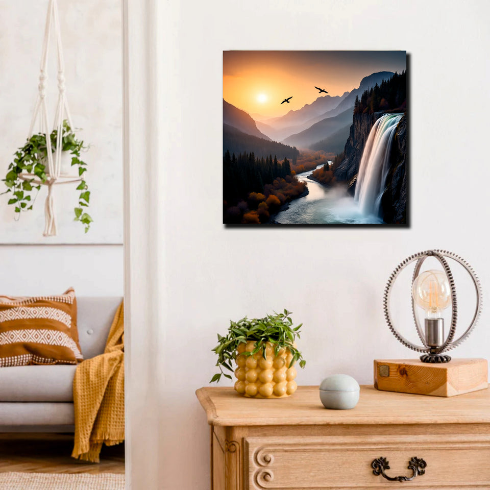 MountainMuse Art Canvas Wall Art Stretched Frame Painting