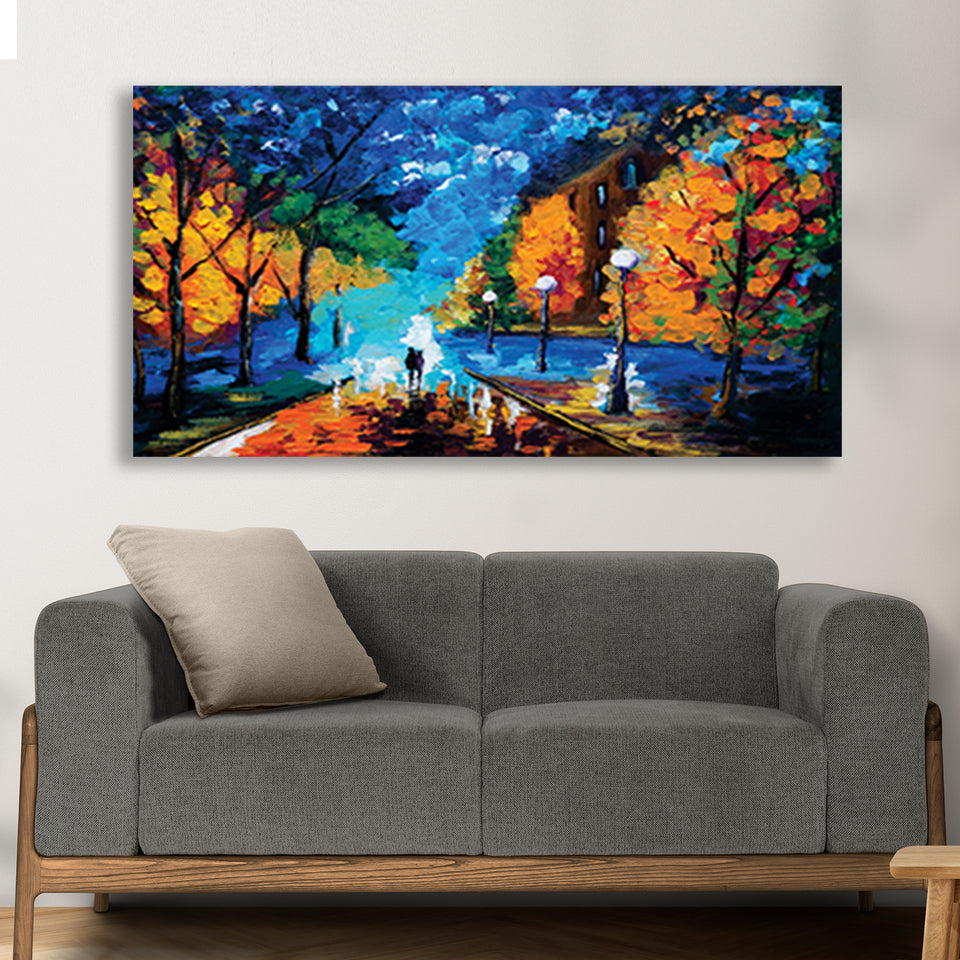 Midnight Emberland Cnavas Wall Art Painting