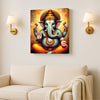 Grace Personified — Ganesha’s Presence Brings Peace and Prosperity Canvas Wall Art Stretched Frame Painting