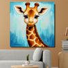 Cute Giraffe Canvas Wall Art Stretched Frame Painting