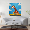 Adorable Giraffe Canvas Wall Art Stretched Frame Painting