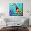 Giraffe Wildlife Canvas Wall Art Stretched Frame Painting