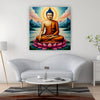 Flame of Truth — Illuminating Quiet Reflection Canvas Wall Art Stretched Frame Painting