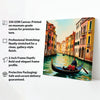 Drifting in Stillness—Peace Poured from Dawn’s Glow. Canvas Wall Art Stretched Frame Painting