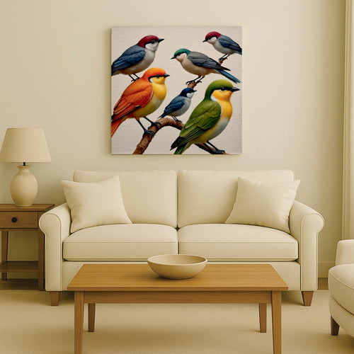 Nature’s melody on canvas Wall Art Stretched Frame Painting