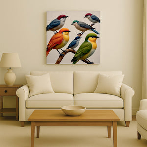 Nature’s melody on canvas Wall Art Stretched Frame Painting