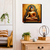 Quiet Ember — Serenity in Illumination Canvas Wall Art Stretched Frame Painting
