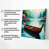 Nature’s mirror: reflecting beauty around every bend Canvas Wall Art Stretched Frame Painting
