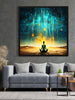 Inner Peace – Spiritual Meditation Canvas Wall Art Black Frame Painting