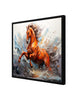 Wild Soul – Contemporary Horse Canvas Wall Art Black Painting