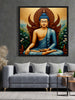 Inner Peace Painted in Warm Hues Canvas Wall Art Black Frame Painting