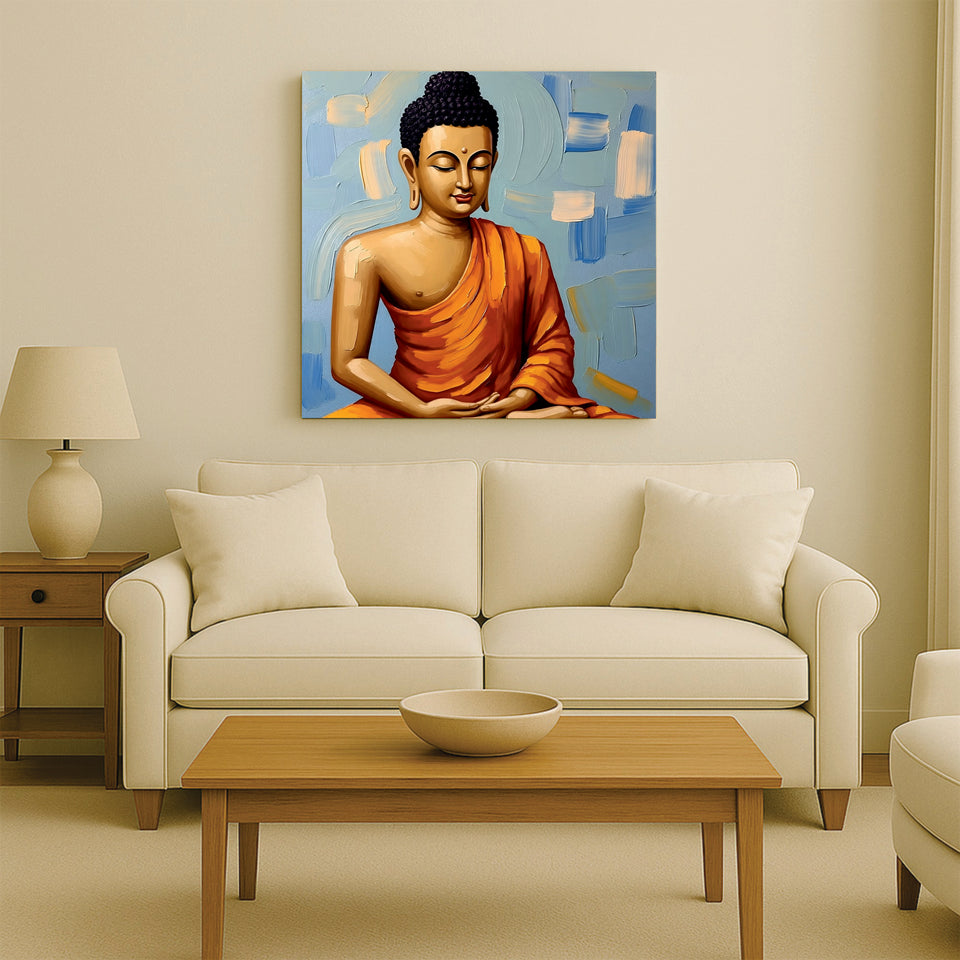 Serenity in Stillness Canvas Wall Art Stretched Frame Painting