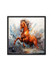 Wild Soul – Contemporary Horse Canvas Wall Art Black Painting