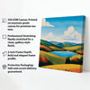 Golden Valley Canvas Wall Art Stretched Frame painting
