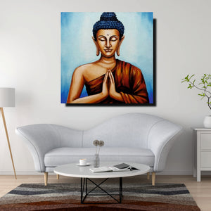 Inner Flame, Infinite Calm Canvas Wall Art Stretched Frame Painting