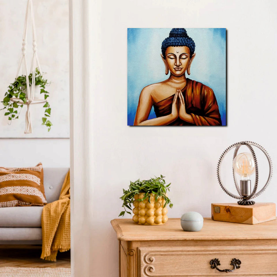 Inner Flame, Infinite Calm Canvas Wall Art Stretched Frame Painting