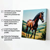 Galloping Elegance – Horse Canvas Wall Stretched Frame Painting