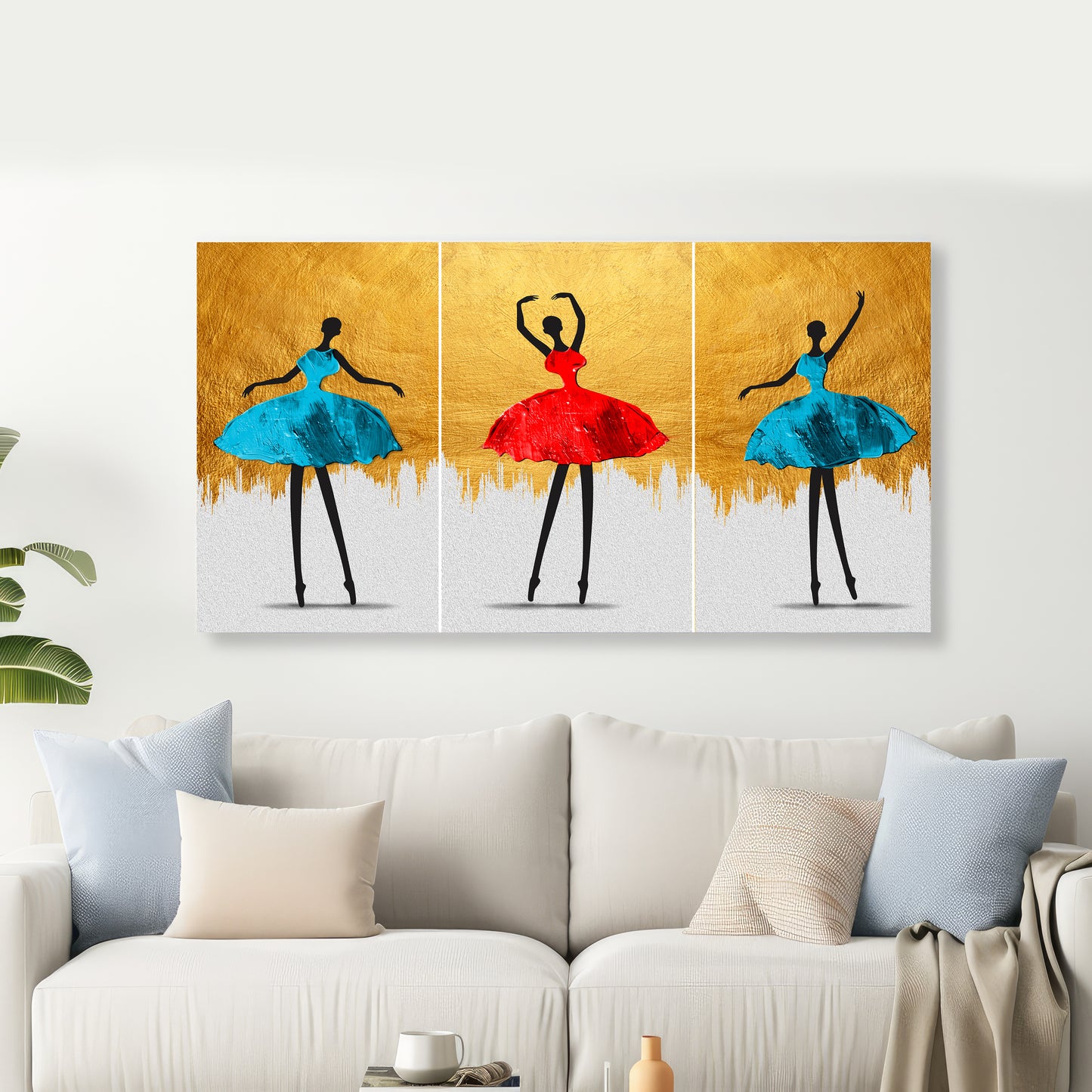 Classic Dancing African Lady Canvas Wall Painting - for Home Decor Dancing African Lady canvas painting
