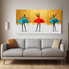 Classic Dancing African Lady Canvas Wall Painting