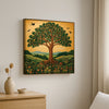 Harmony with Nature Stretched Frame – Tree Canvas Wall Art Painting