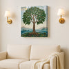 Majestic Tree of Life Canvas Wall Art Stretched Frame – Digital Painting