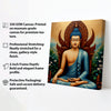 Inner Peace Painted in Warm Hues Canvas Wall Art Stretched Frame Painting