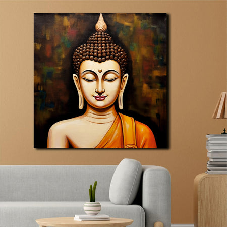 Quiet as Fire — Enlightenment in Pause Canvas Wall Art Stretched Frame Paining