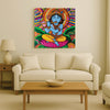 Radha Krishna Romantic Canvas Art Stretched Frame – Spiritual Wall Decoration