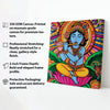 Radha Krishna Romantic Canvas Art Stretched Frame – Spiritual Wall Decoration