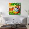 The Silent Flame of Mindful Awakening Canvas Wall Art Stretched Frame Painting