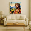 Royal Majesty – Classical King Portrait Canvas  Wall Art Stretched Frame Painting