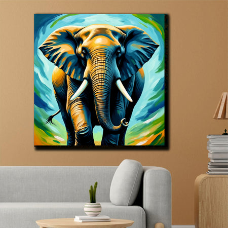 A Calm Presence That Commands the Soul Canvas Wall Art Stretched Frame Painting
