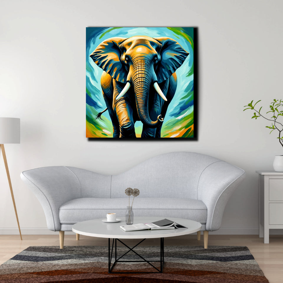 A Calm Presence That Commands the Soul Canvas Wall Art Stretched Frame Painting
