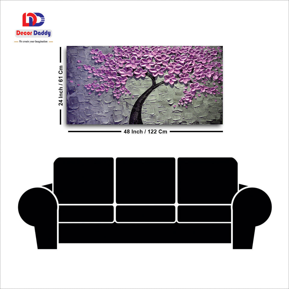 Pure Blossom canvas wall art paper