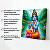 Krishna’s Blissful Flute Cnavas Wall Art Stretched Frame Painting