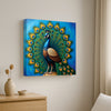 Royal Peacock – Symbol of Beauty & Grace Canvas Wall Art Stretched Frame Painting