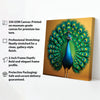 Elegance on Canvas – Majestic Peacock Art Canvas Wall Art Stretched Frame Painting